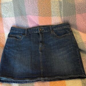Levi's Dark Blue Denim Mini Skirt
